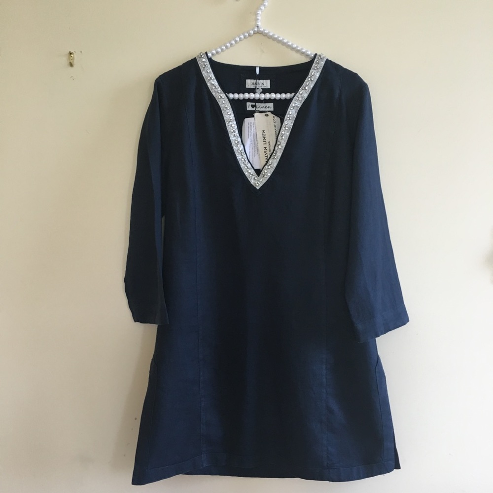 MALVIN | LINEN LONG TOP NWT